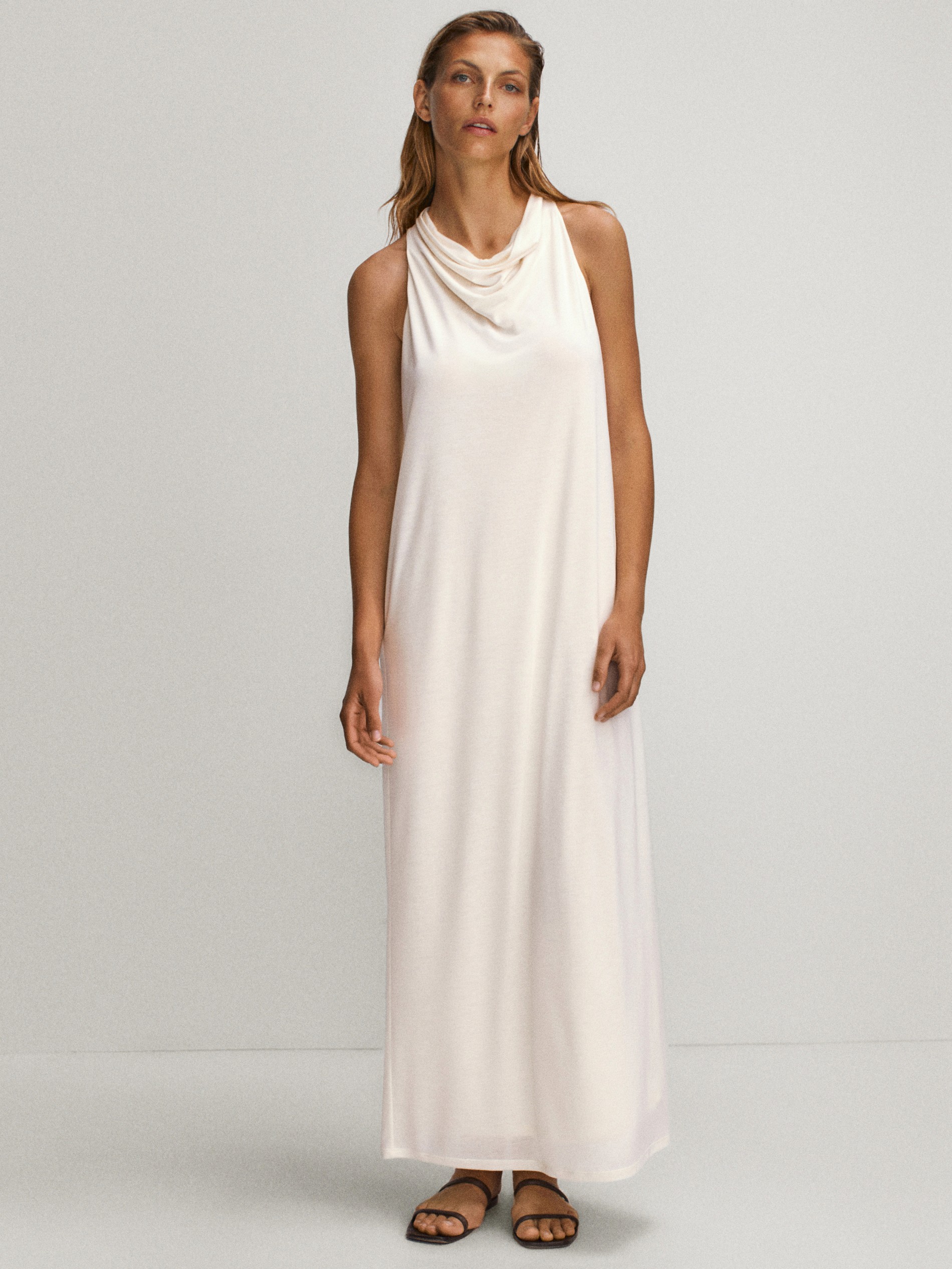 massimo dutti white jumpsuit