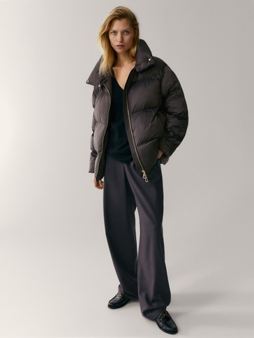 massimo dutti puffer jacket women's