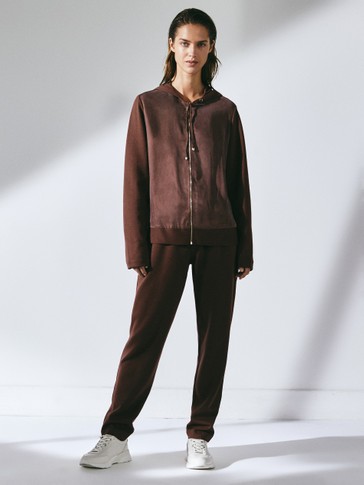 Zip-up hoodie