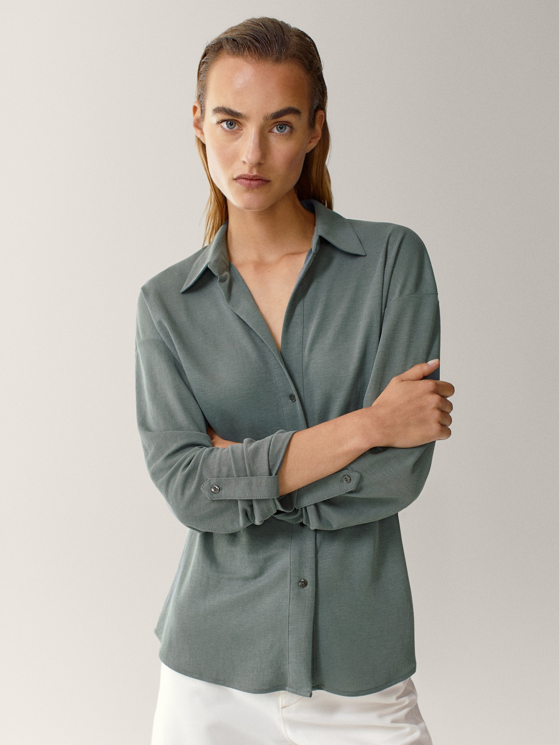 massimo dutti jacquard sweater