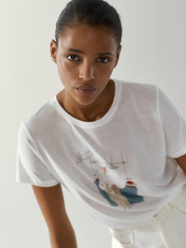 Massimo dutti t shirt femme Clearance