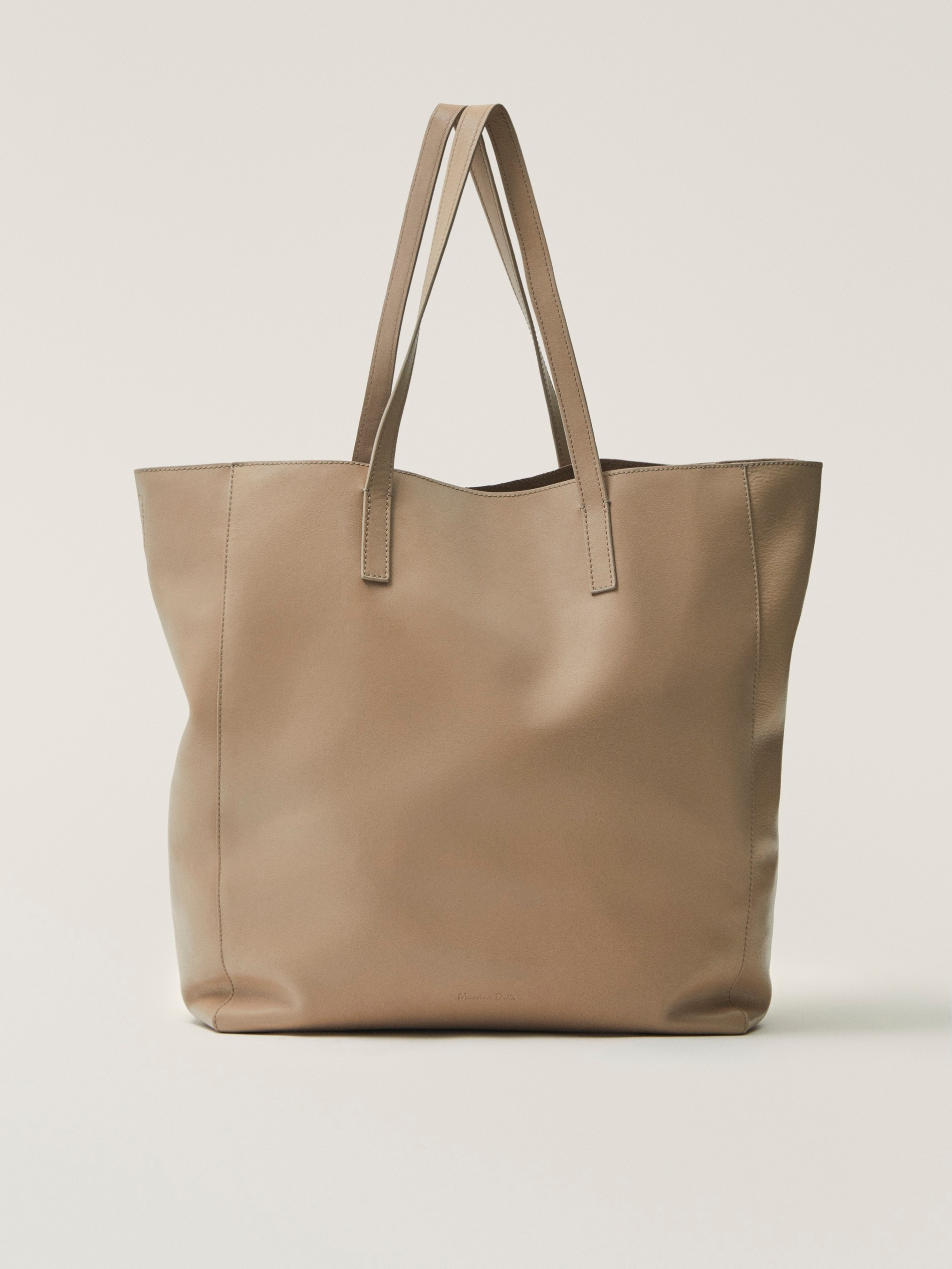 massimo dutti nappa tote bag