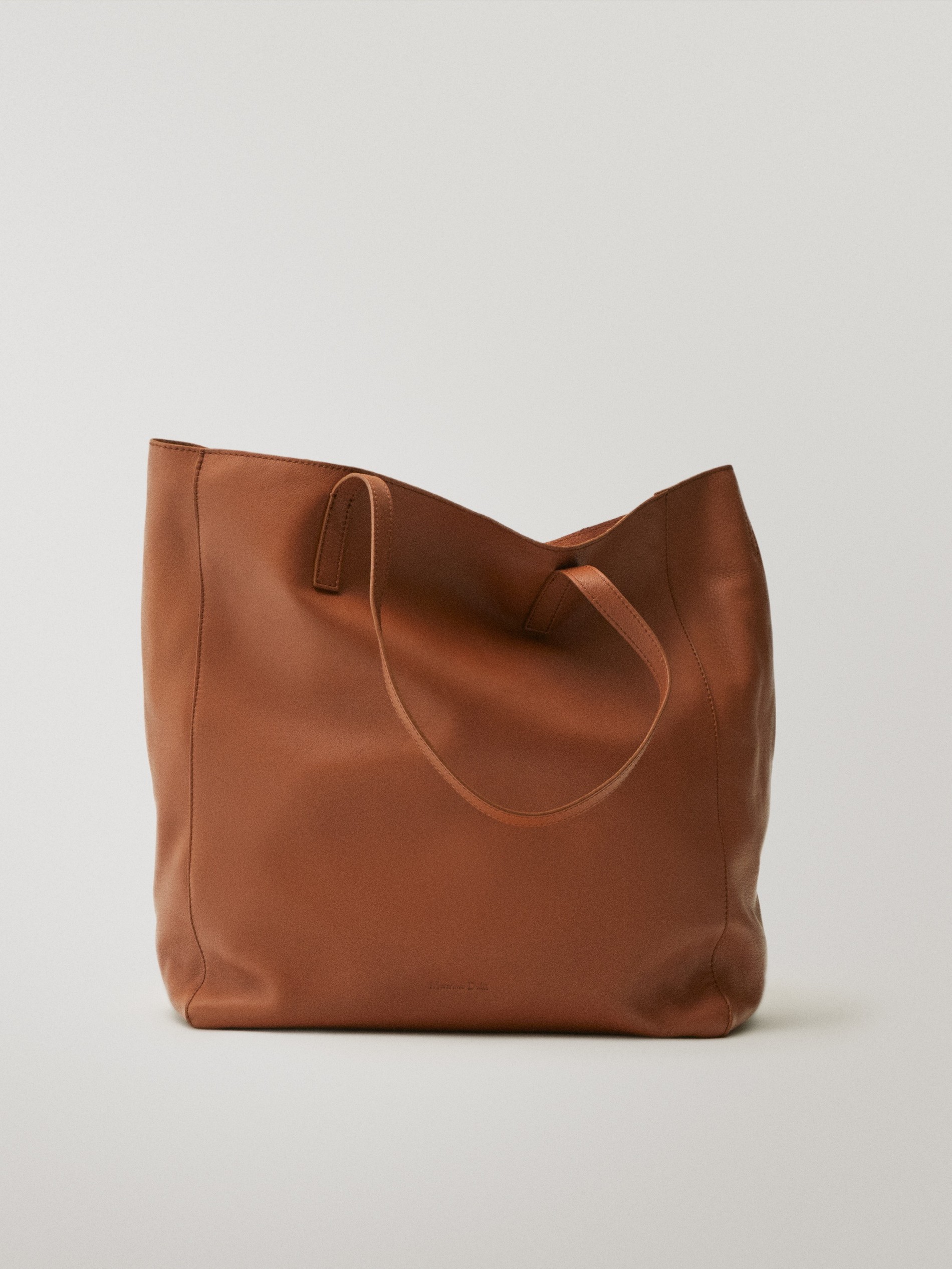 massimo dutti leather bag