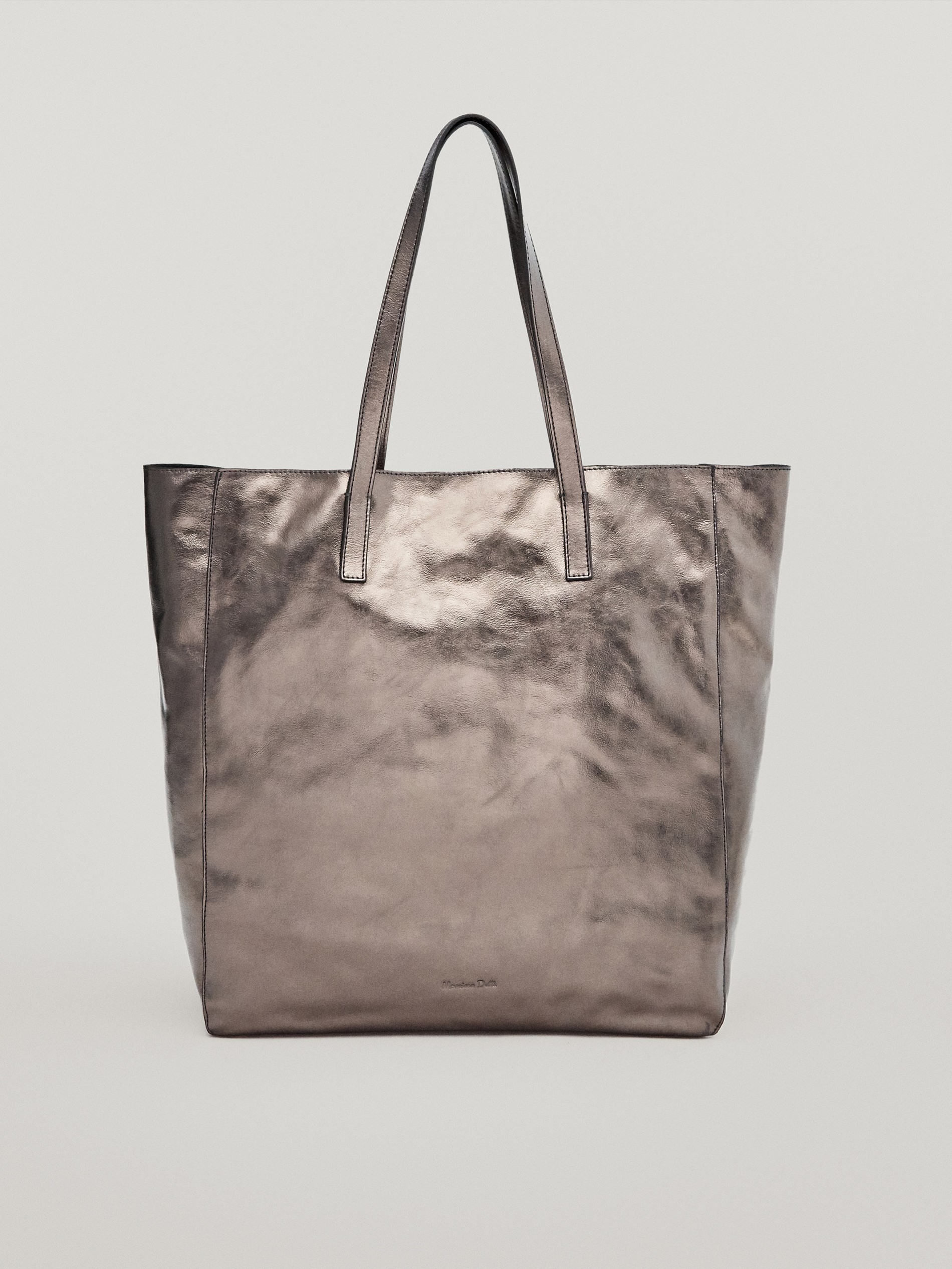 massimo dutti nappa tote bag