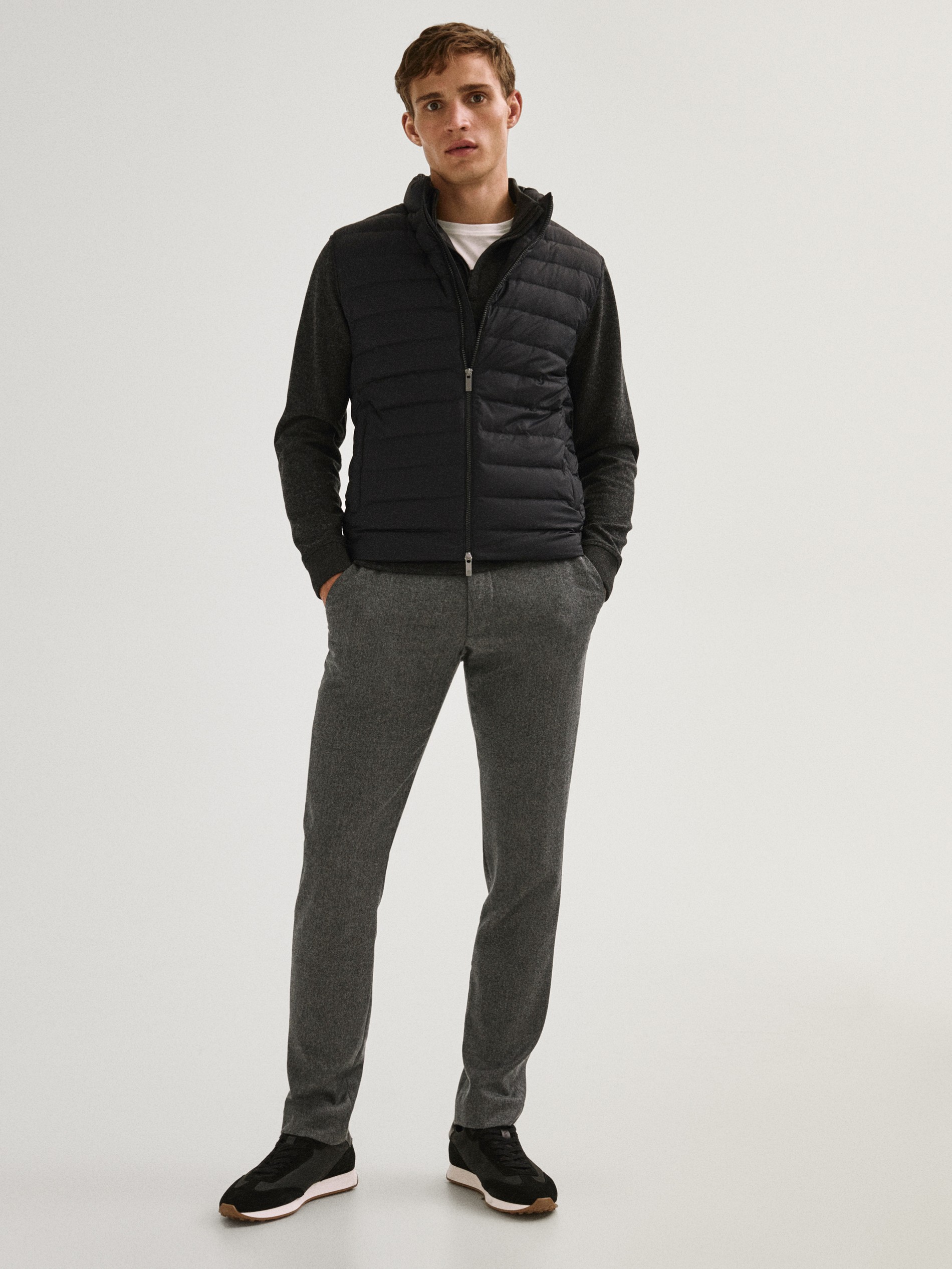 wool joggers mens