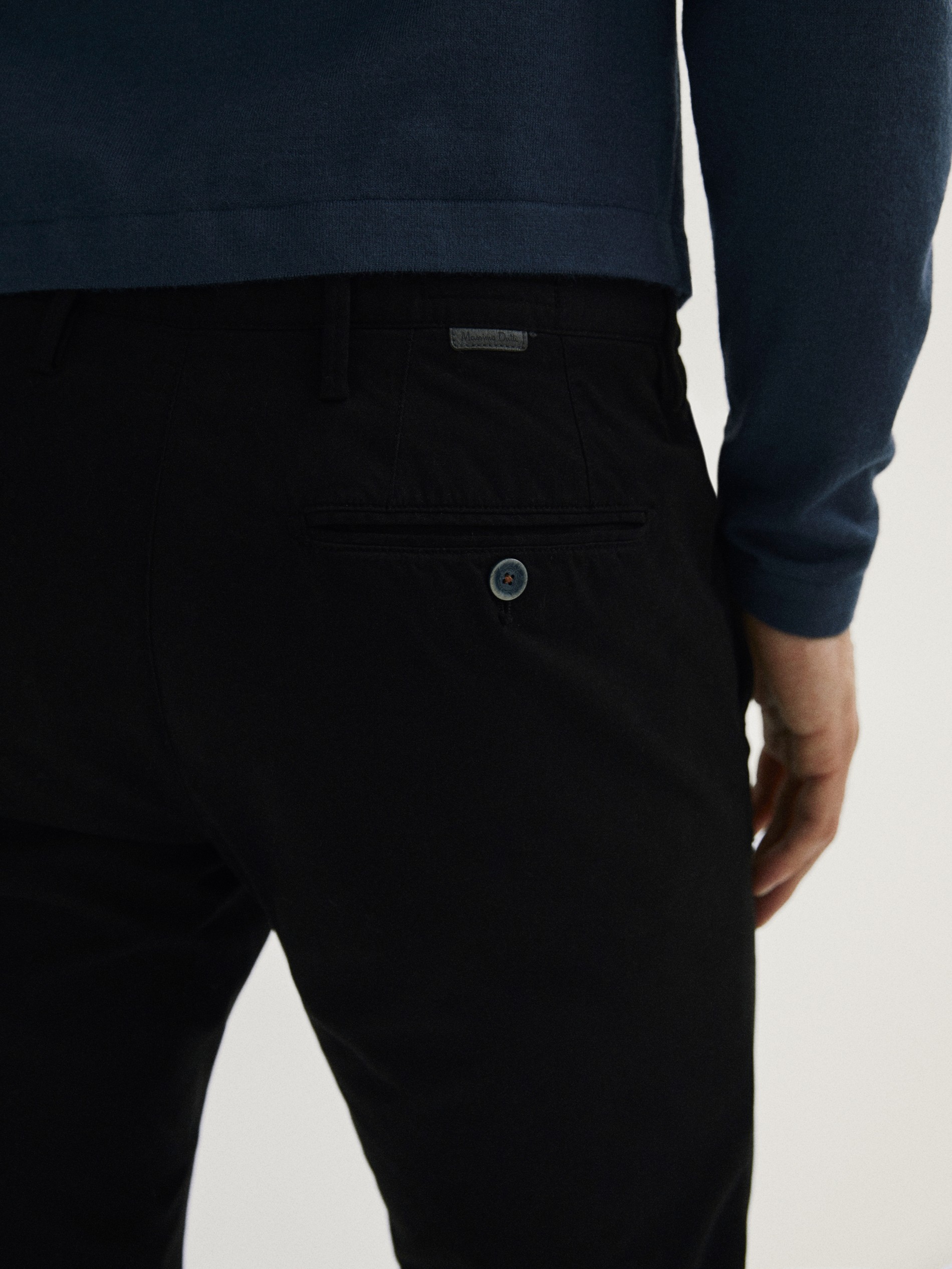 massimo dutti slim fit chinos