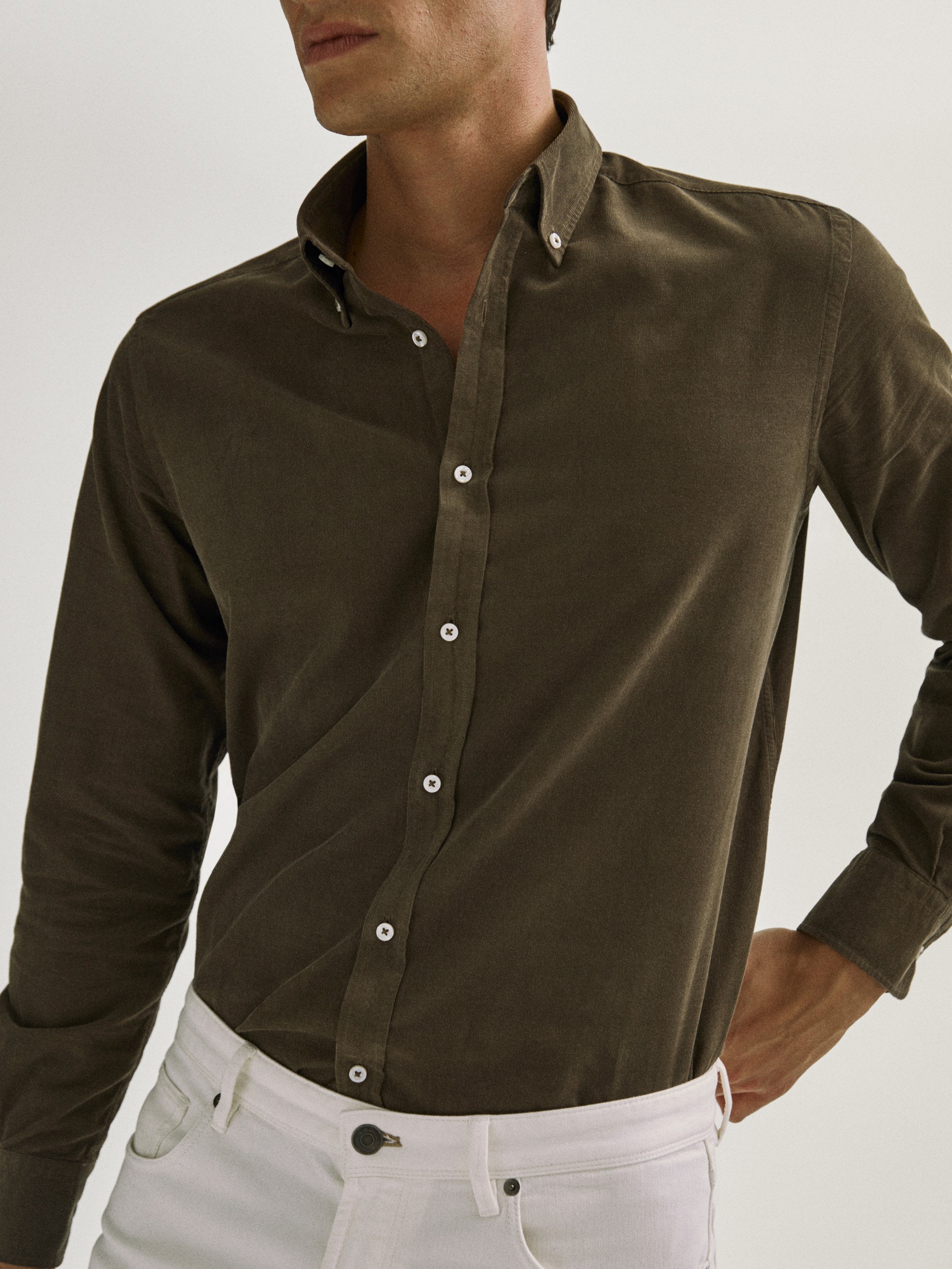 100 cotton slim fit shirts