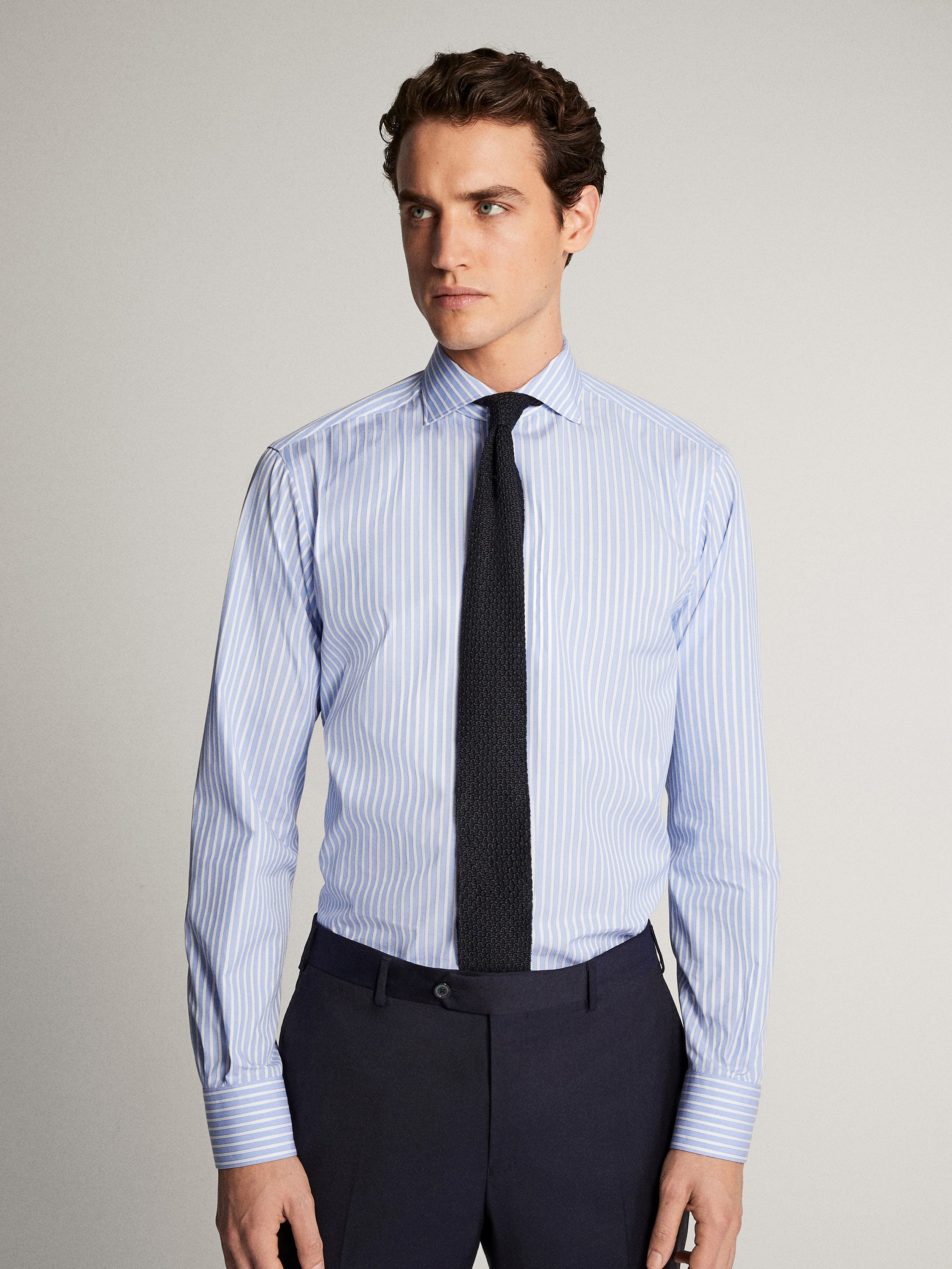 slim fit easy iron shirts