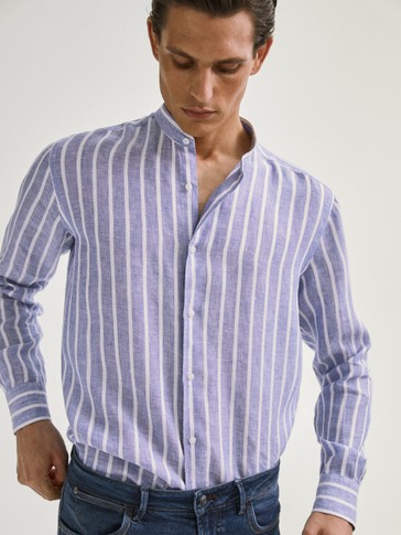 massimo dutti camicie lino