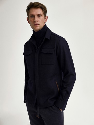 Slim Fit Kareli Pamuklu Gomlek Erkek Massimo Dutti
