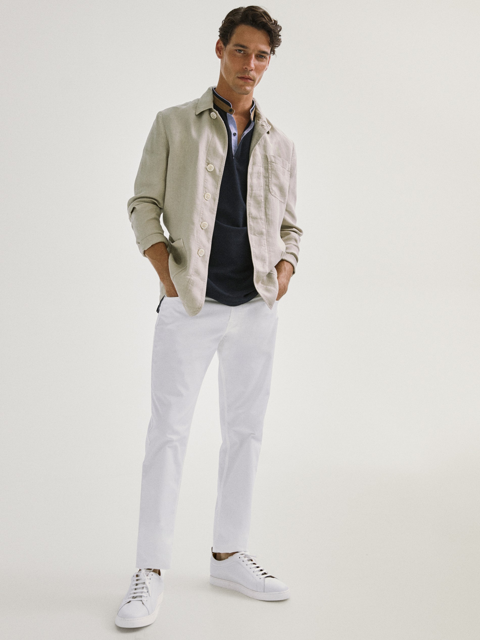 polo cuello mao massimo dutti