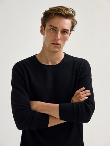 massimo dutti jacquard sweater