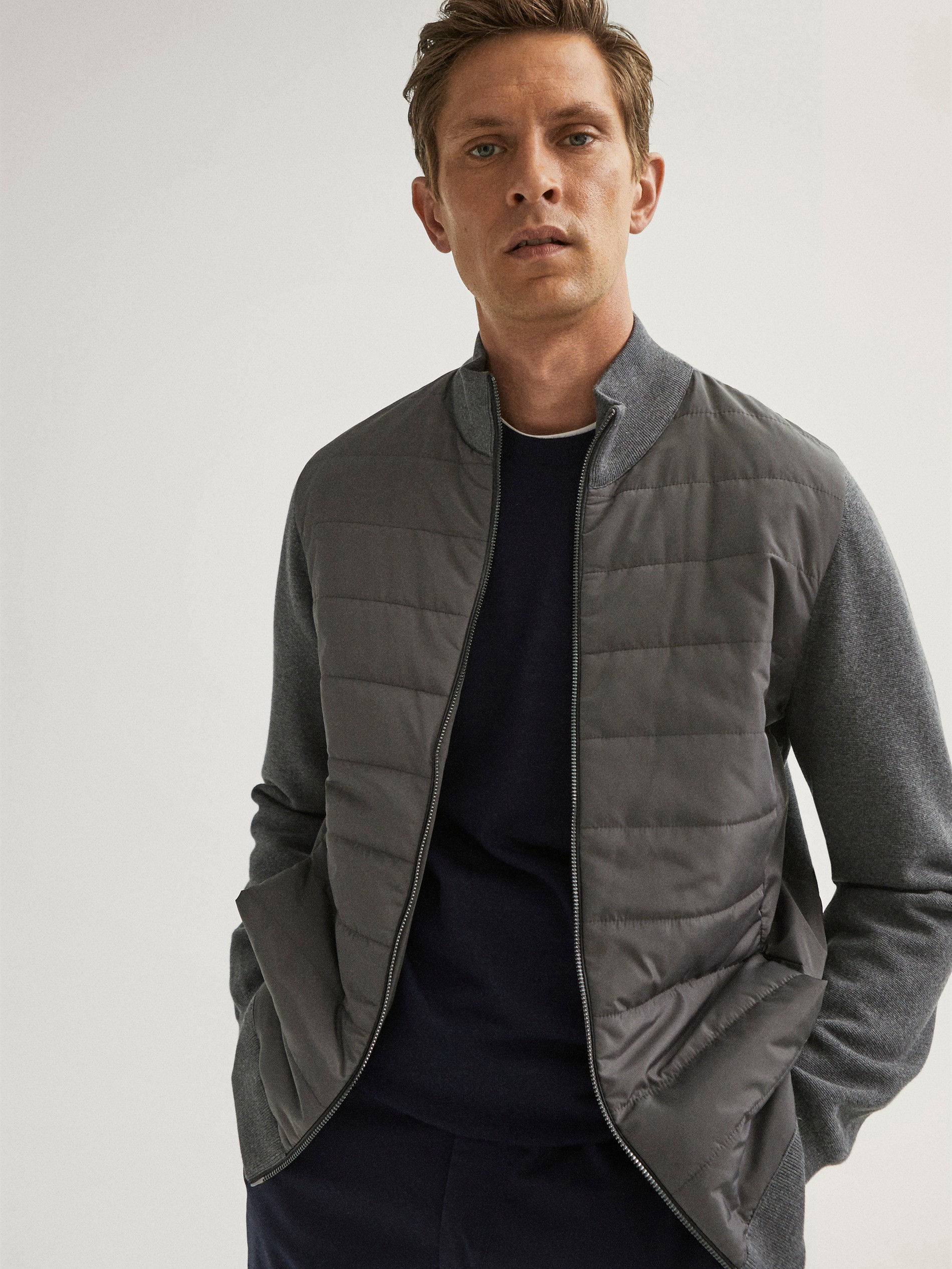 black slim cargo pants