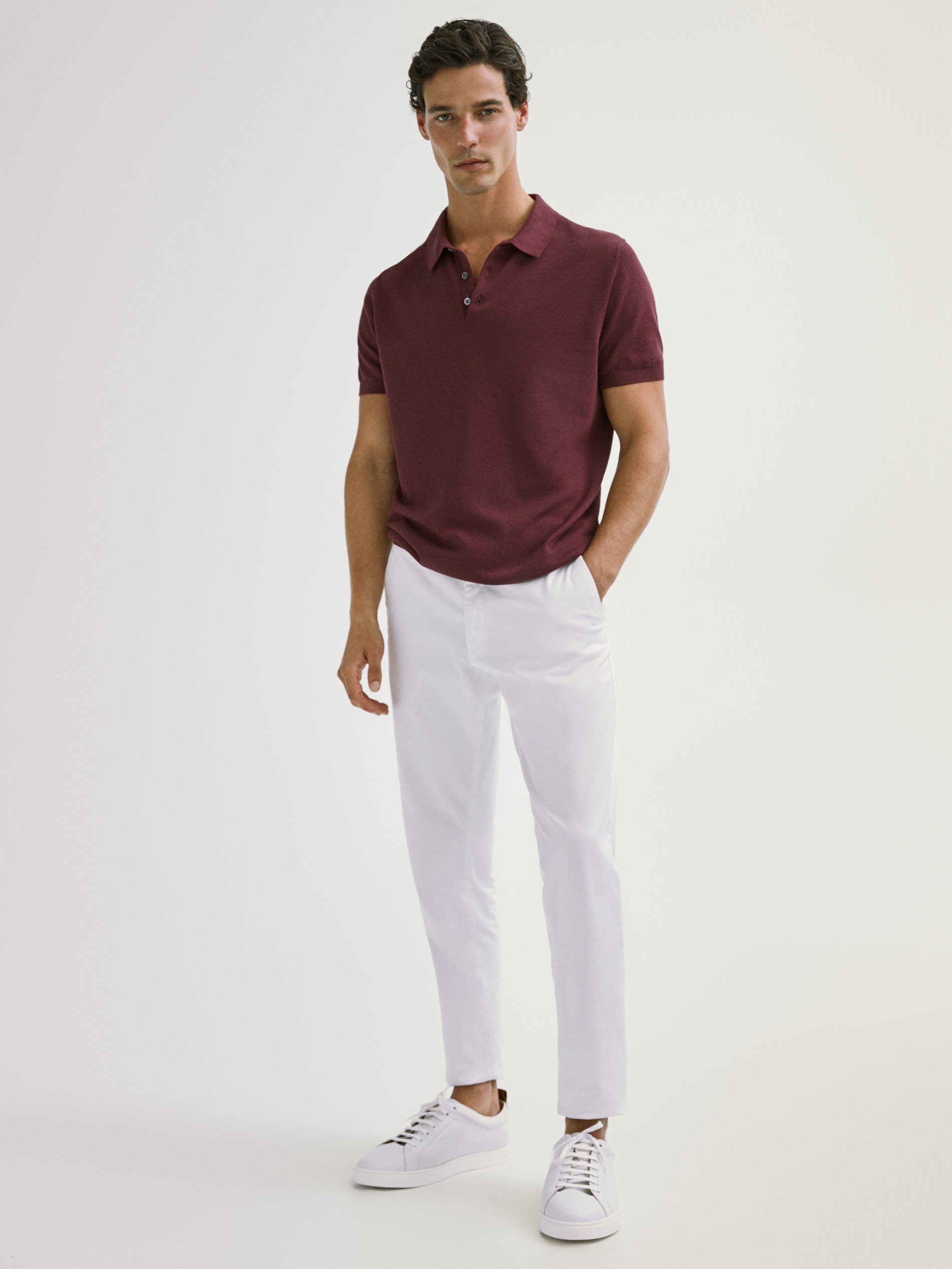 sweater polo short sleeve