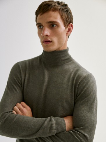 massimo dutti jacquard sweater