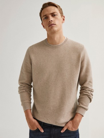 massimo dutti jacquard sweater