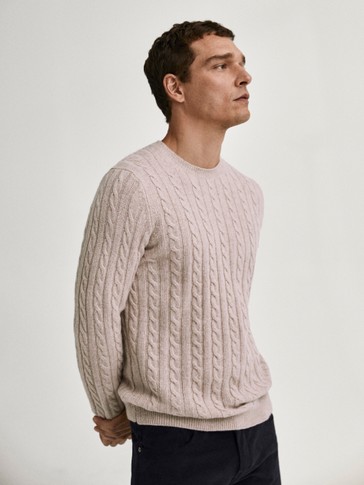 massimo dutti jacquard sweater