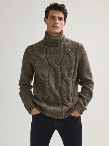 massimo dutti turtleneck mens