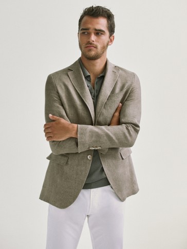 Massimo dutti blazer men clearance