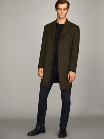 Massimo dutti trench homme clearance