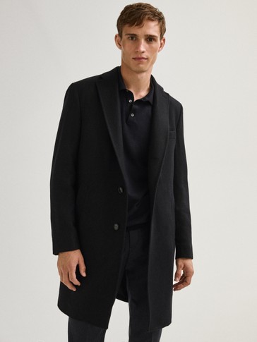 Massimo dutti peacoat clearance