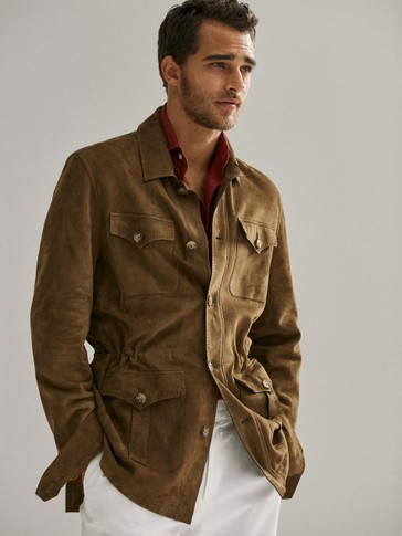 Erkek Deri Ceket Massimo Dutti 2020 Ilkbahar Yaz