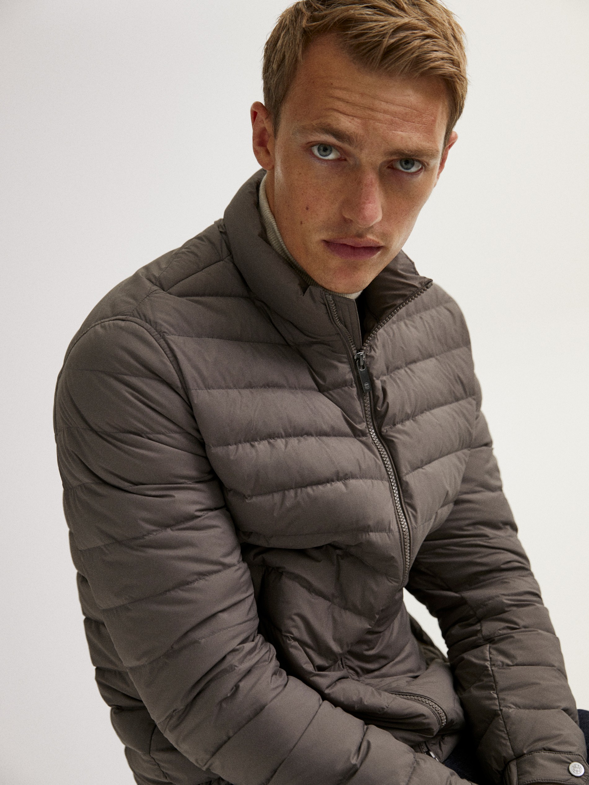 mens red gilet jacket