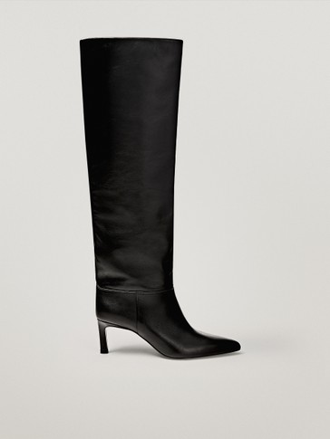 Black High Heel Boots Women Massimo Dutti Massimo dutti ⭐ , russia, moscow, mkad, 24th kilometre, 1: black high heel boots