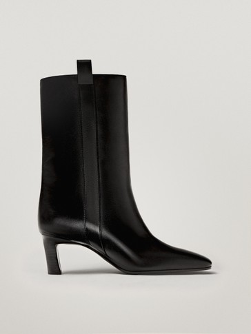 boots massimo dutti femme