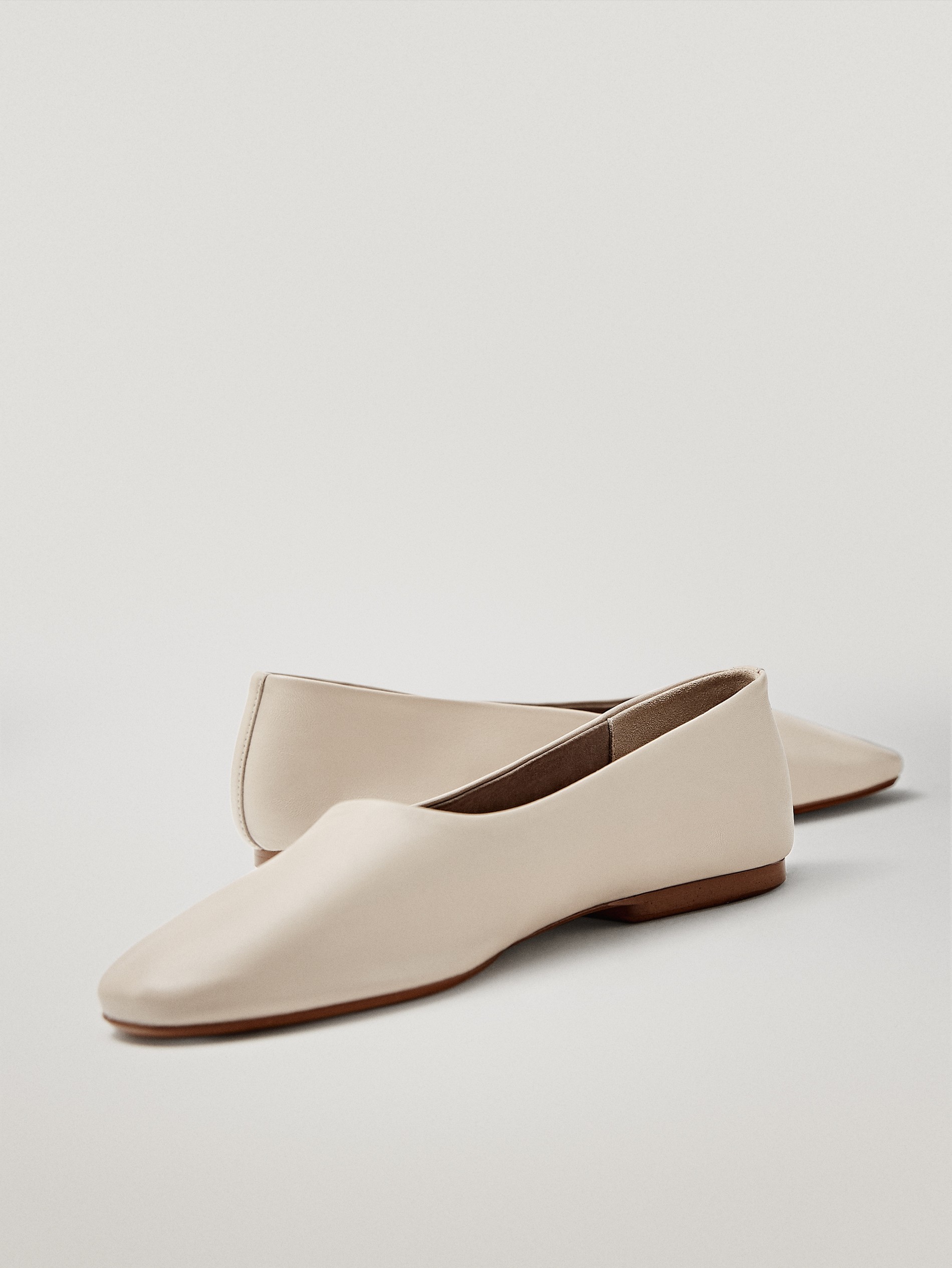 Massimo dutti ballet flats clearance