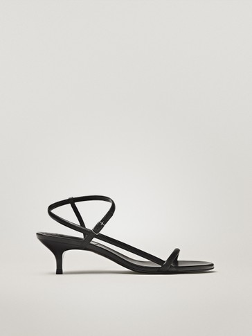 massimo dutti black sandals
