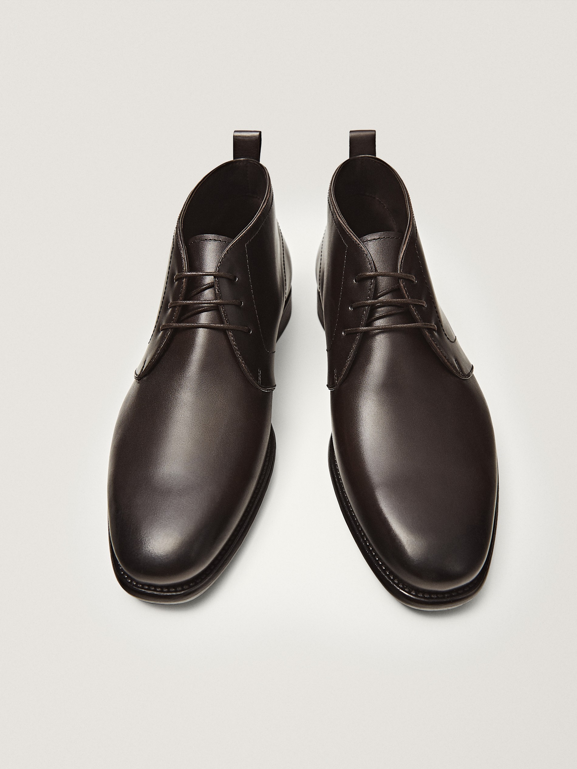 Smart brown ankle boots - Men - Massimo 