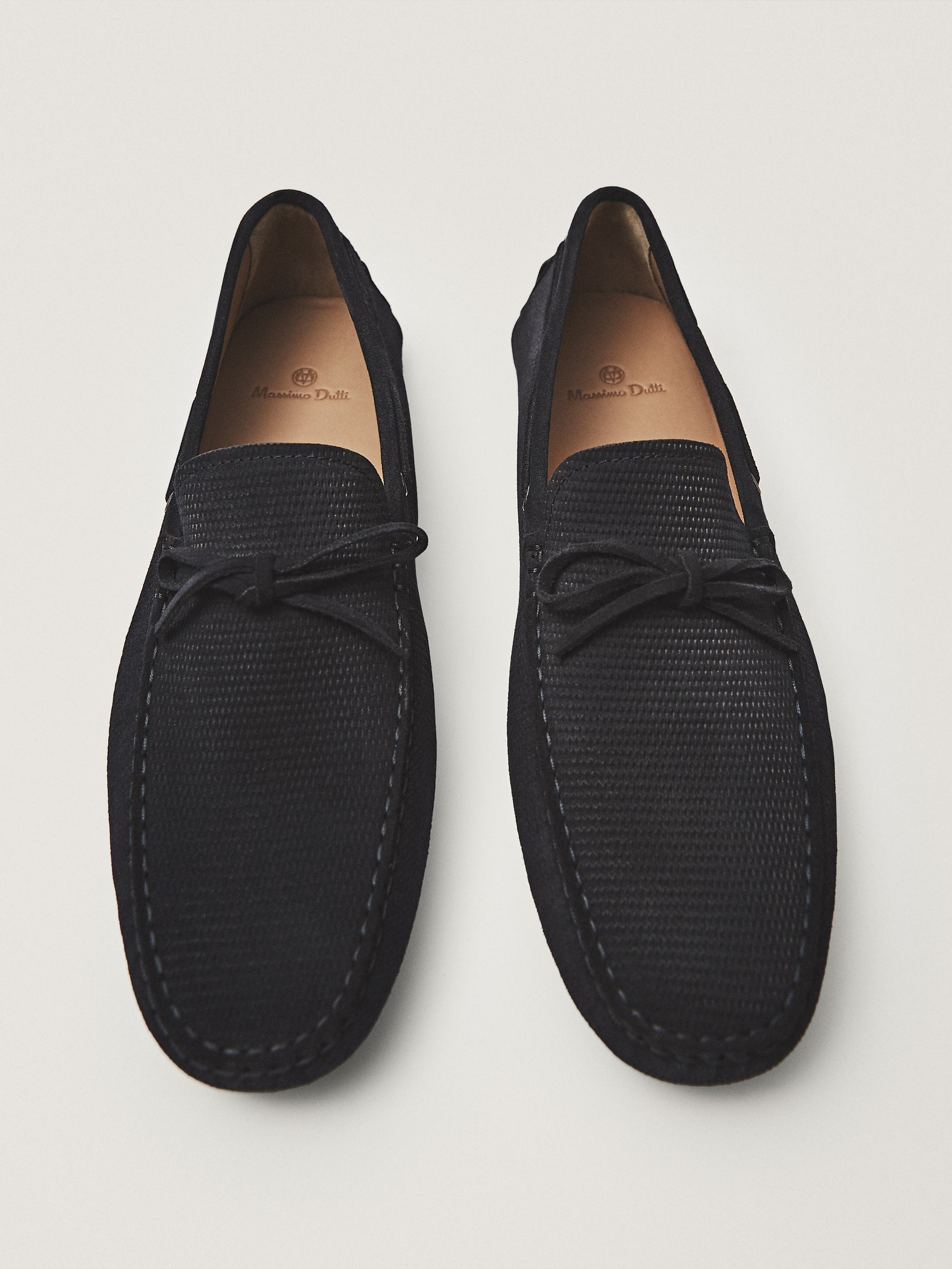 massimo dutti suede loafers