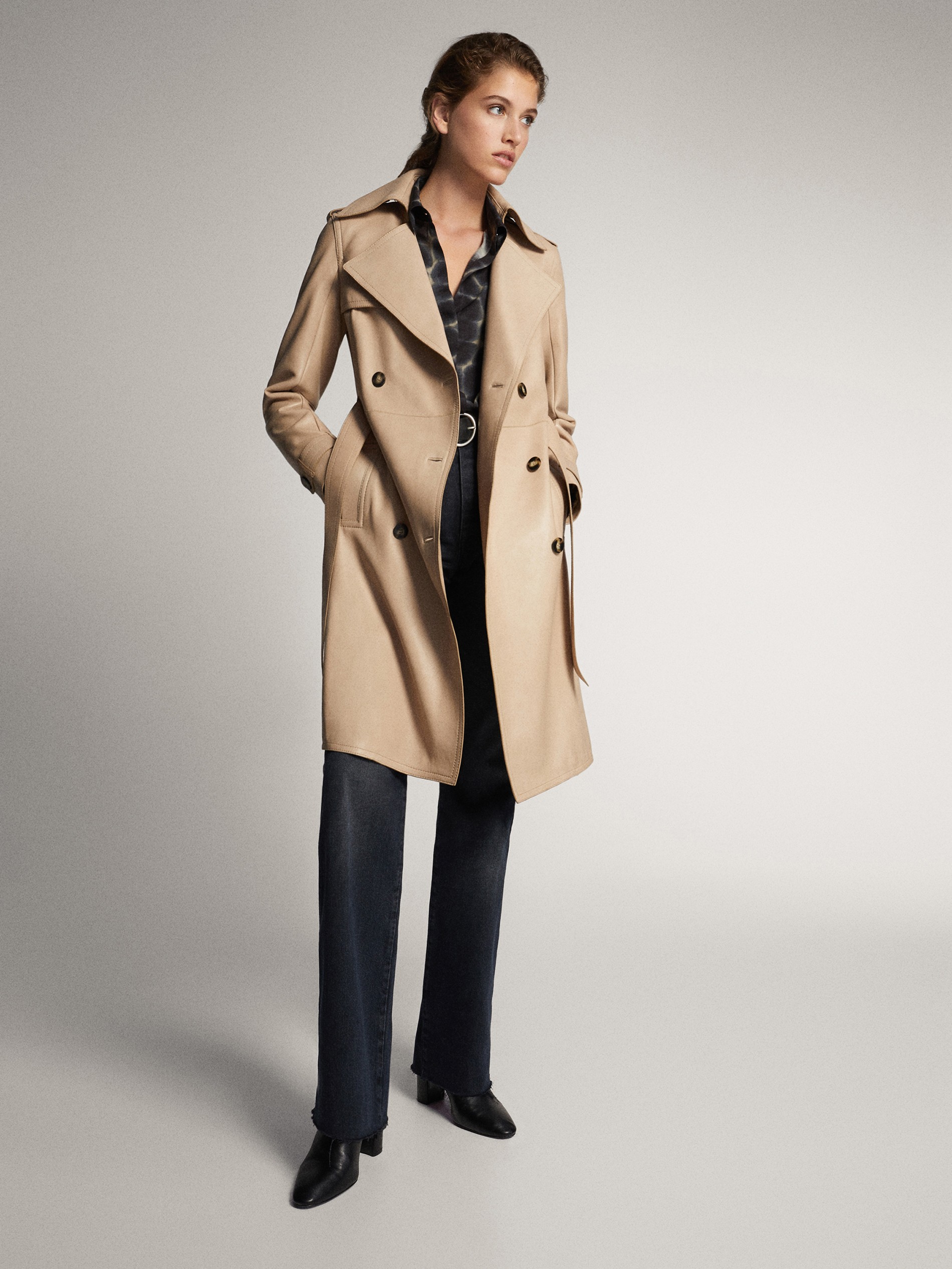 massimo dutti trench