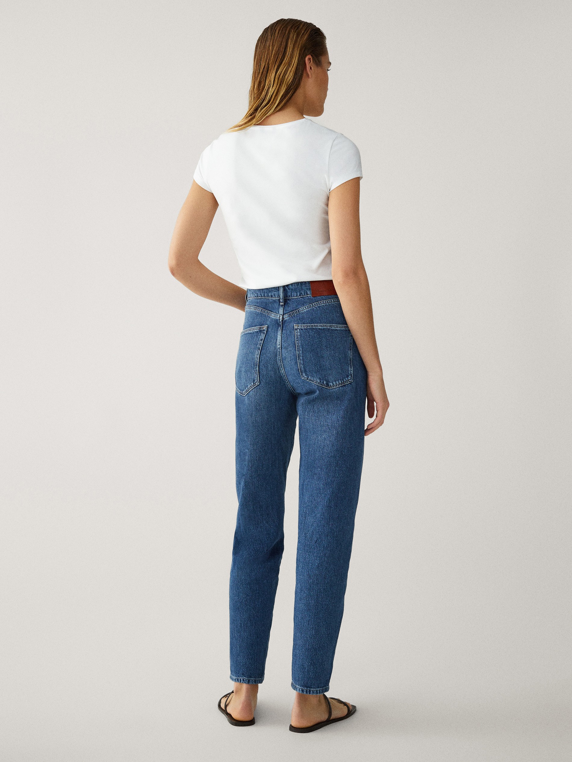 massimo dutti straight leg jeans