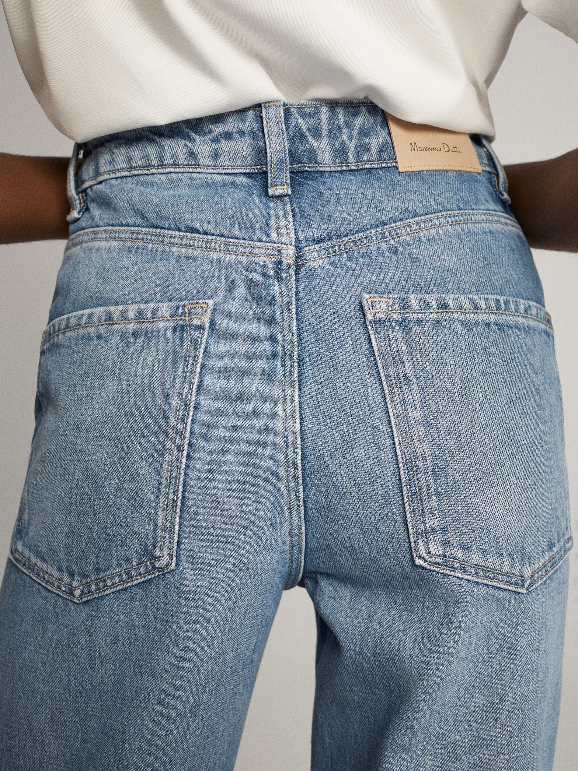massimo dutti high waist jeans