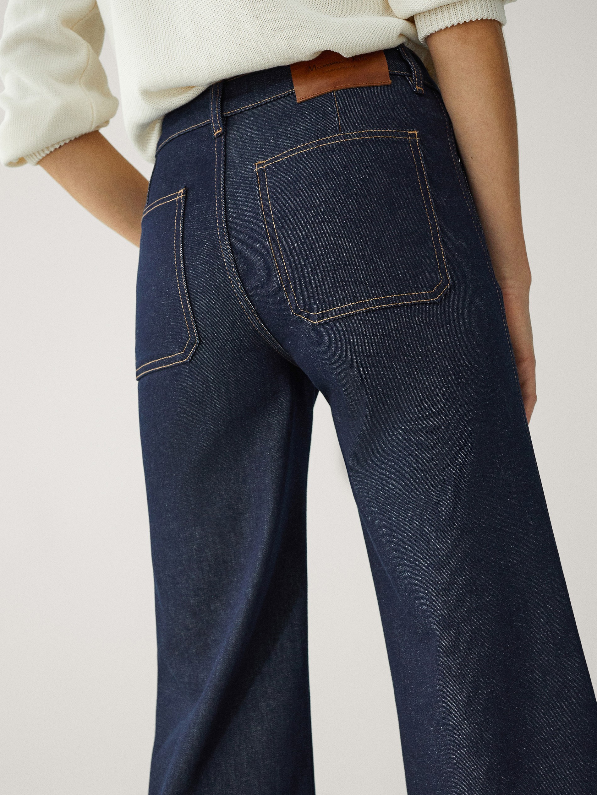 massimo dutti flared jeans