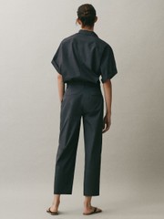 SHORT SLEEVE POPLIN SHIRT