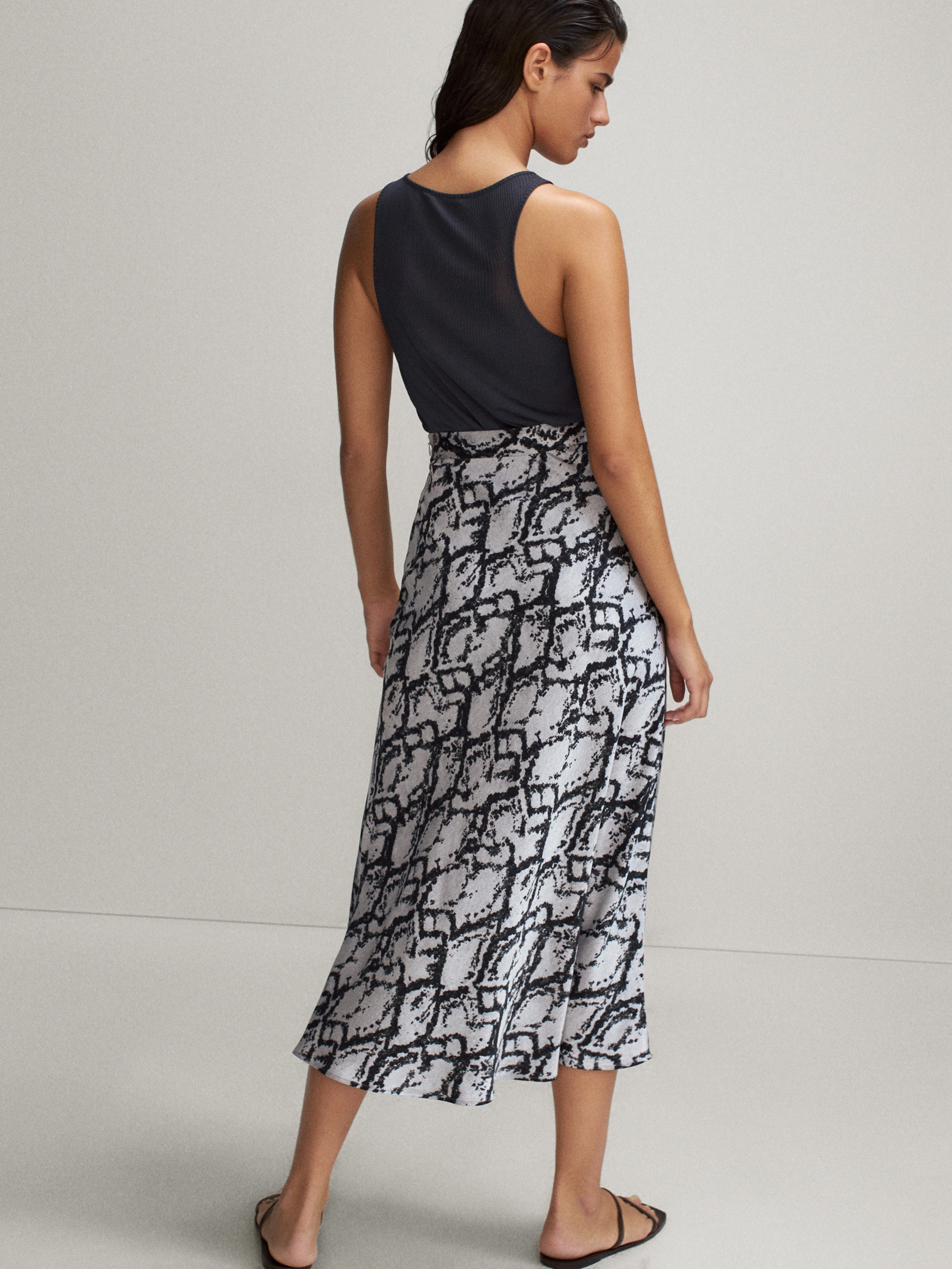 massimo dutti snakeskin shoes