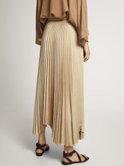 PLEATED SKIRT WITH WAISTBAND