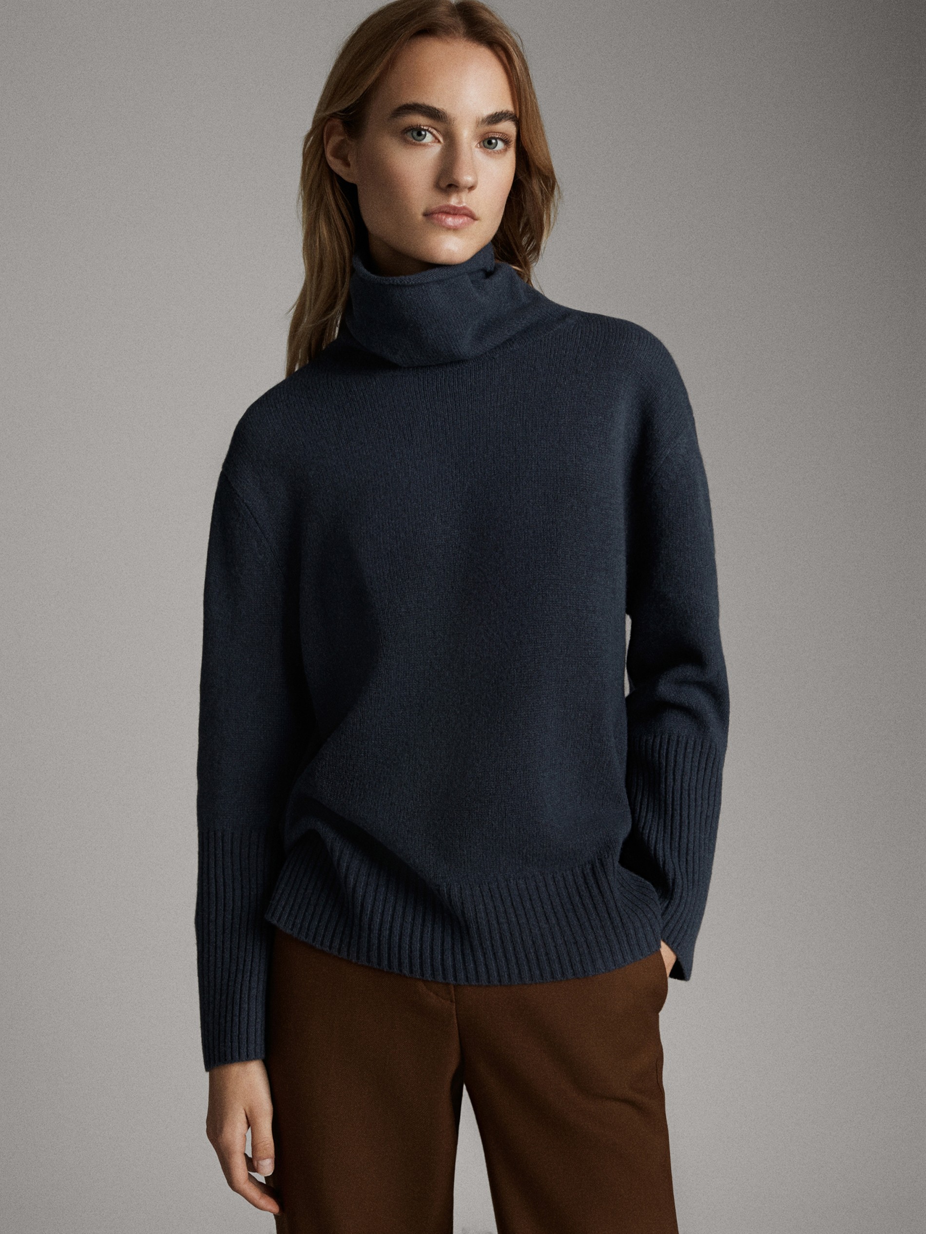 massimo dutti wool cashmere sweater