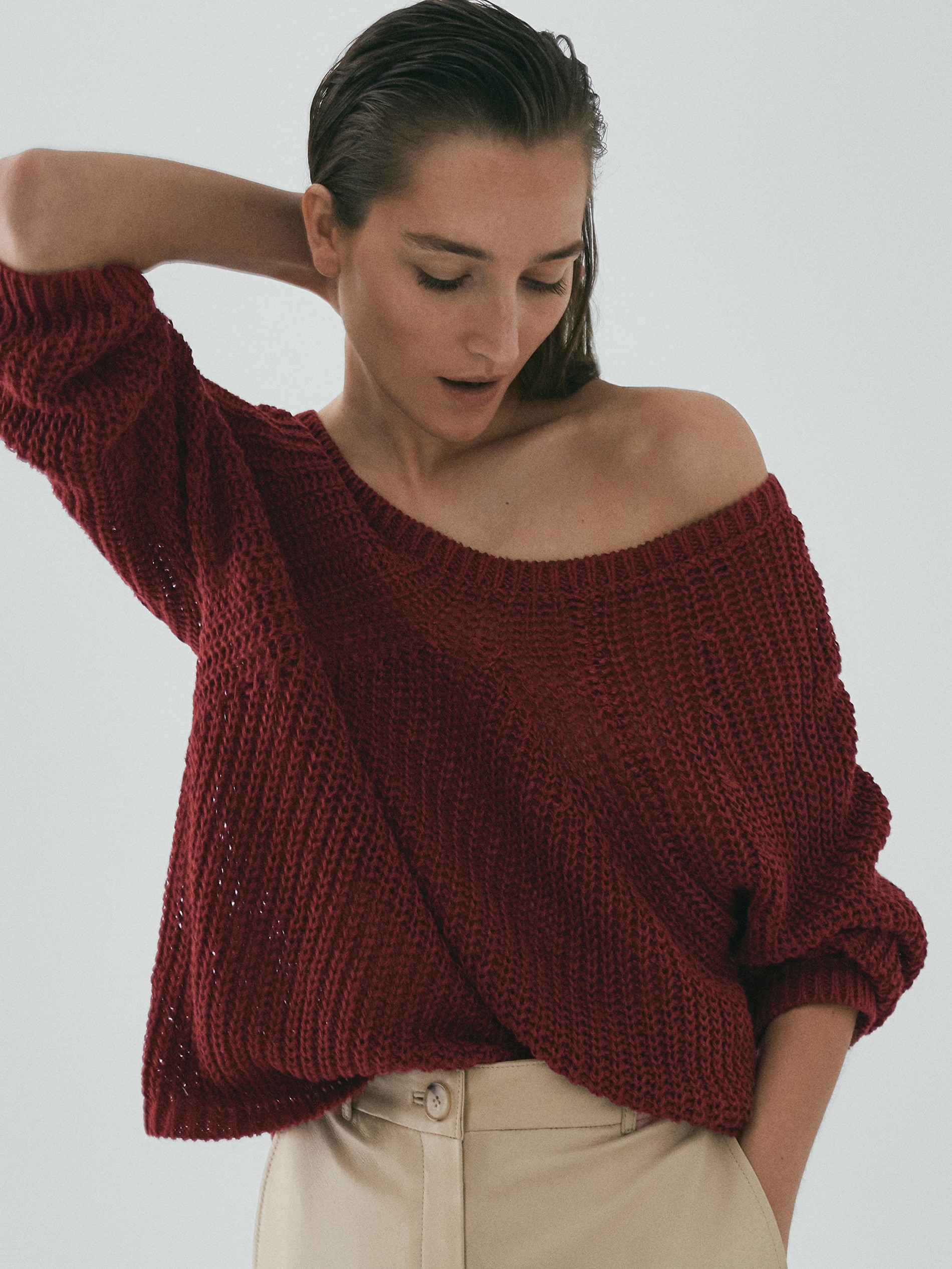 linen sweater