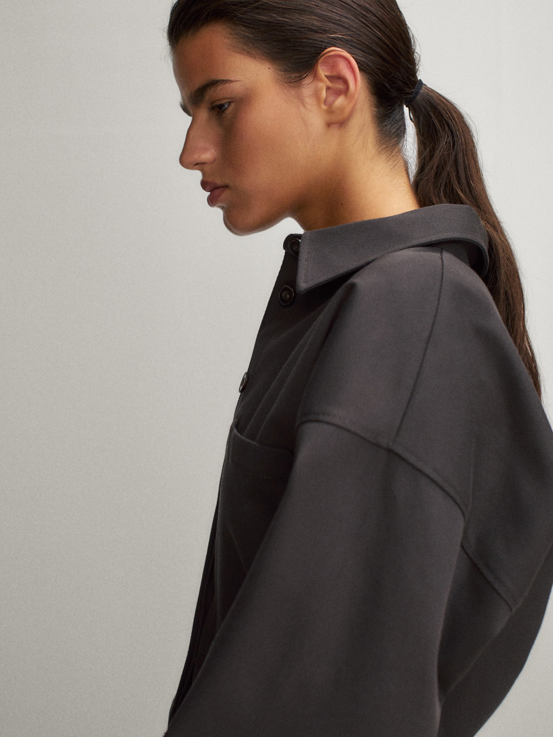 massimo dutti leather jumpsuit