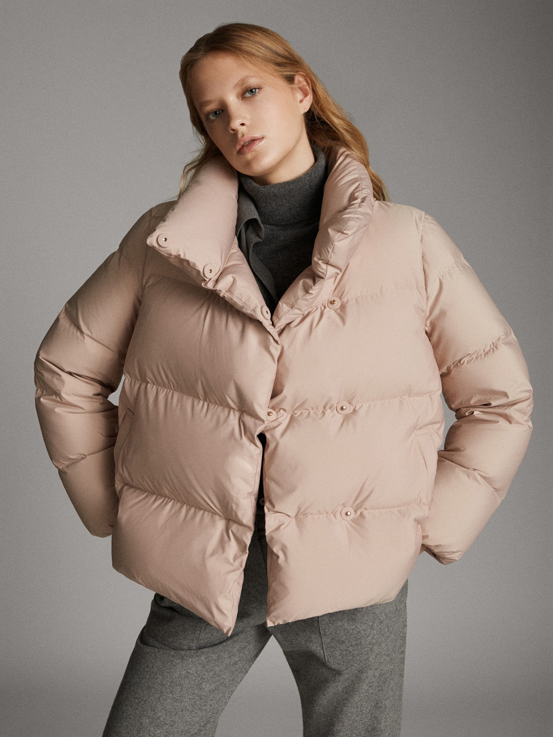 massimo dutti puffer jacket women's