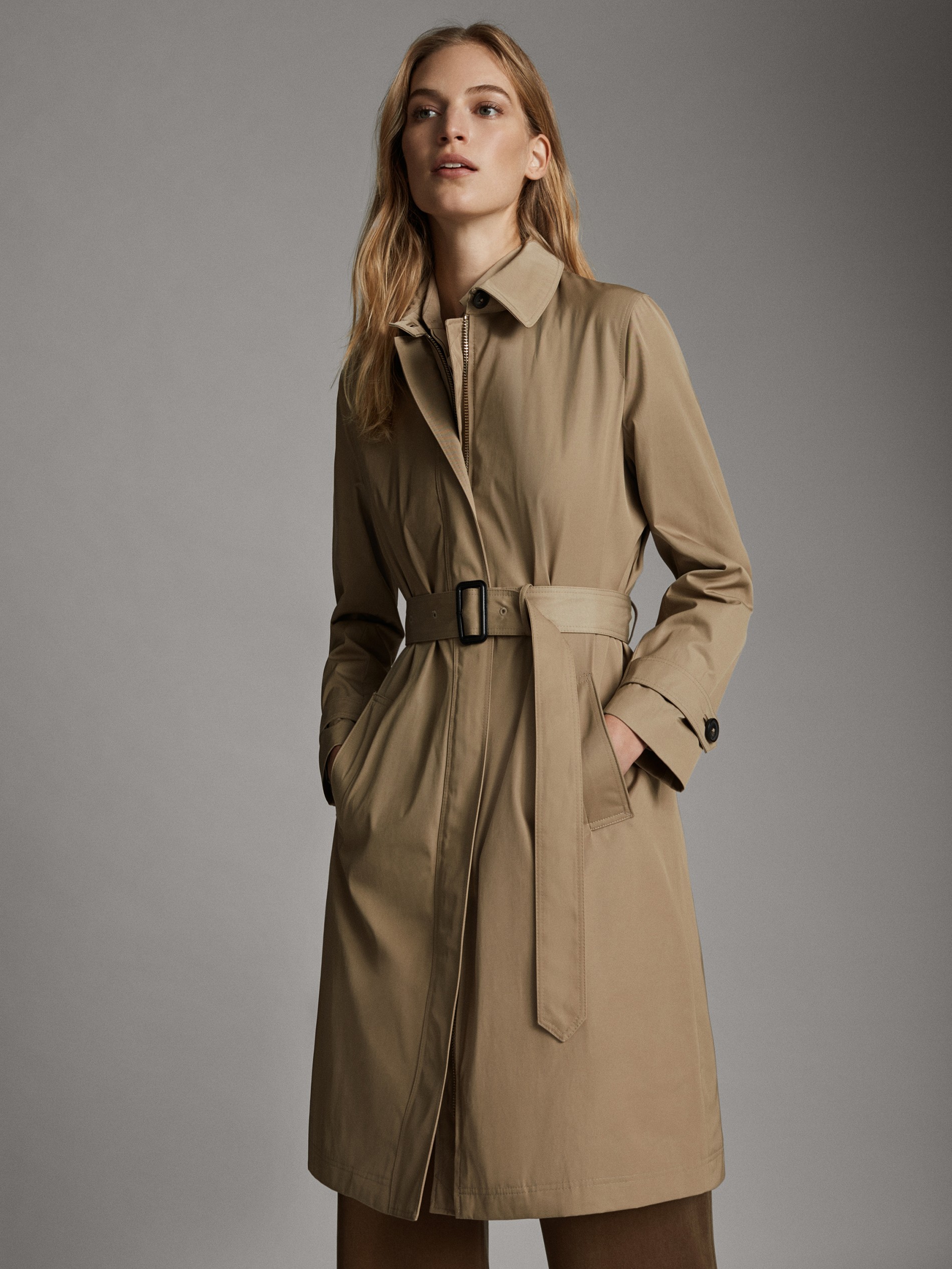 massimo dutti trench