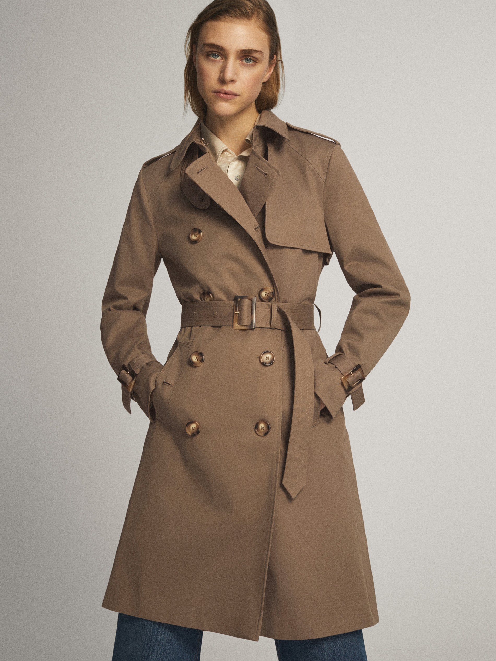 Classic cotton trench coat - Women 