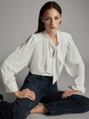 camisa mujer massimo dutti