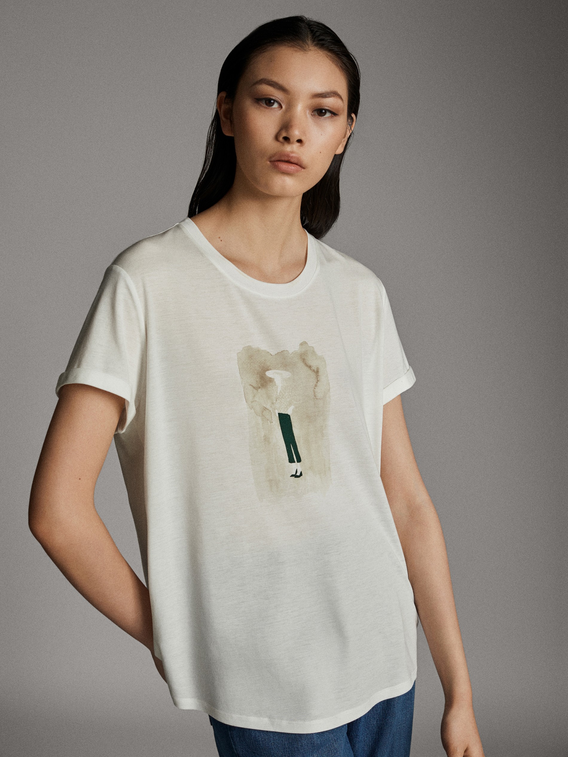 massimo dutti lyocell shirt