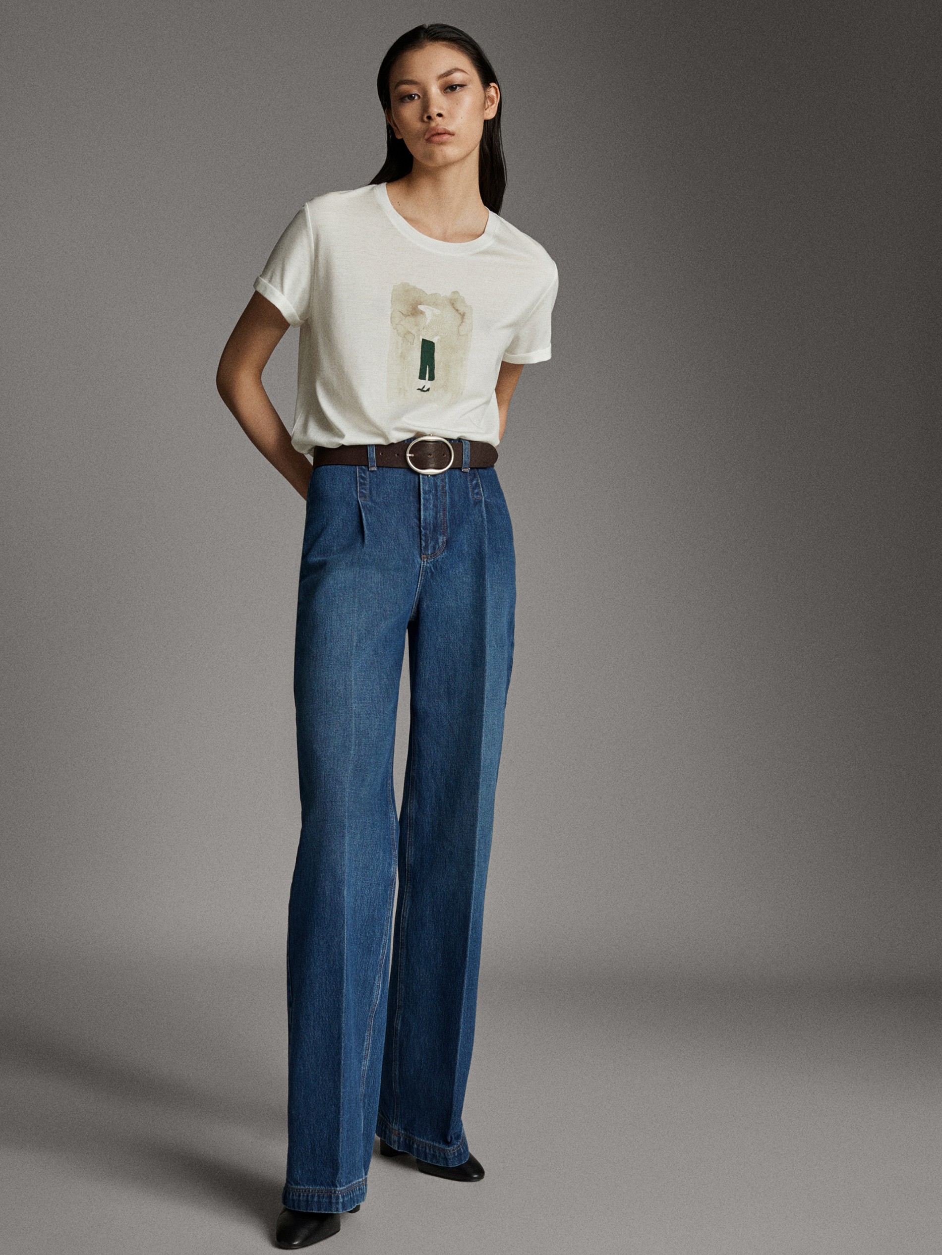 massimo dutti lyocell shirt