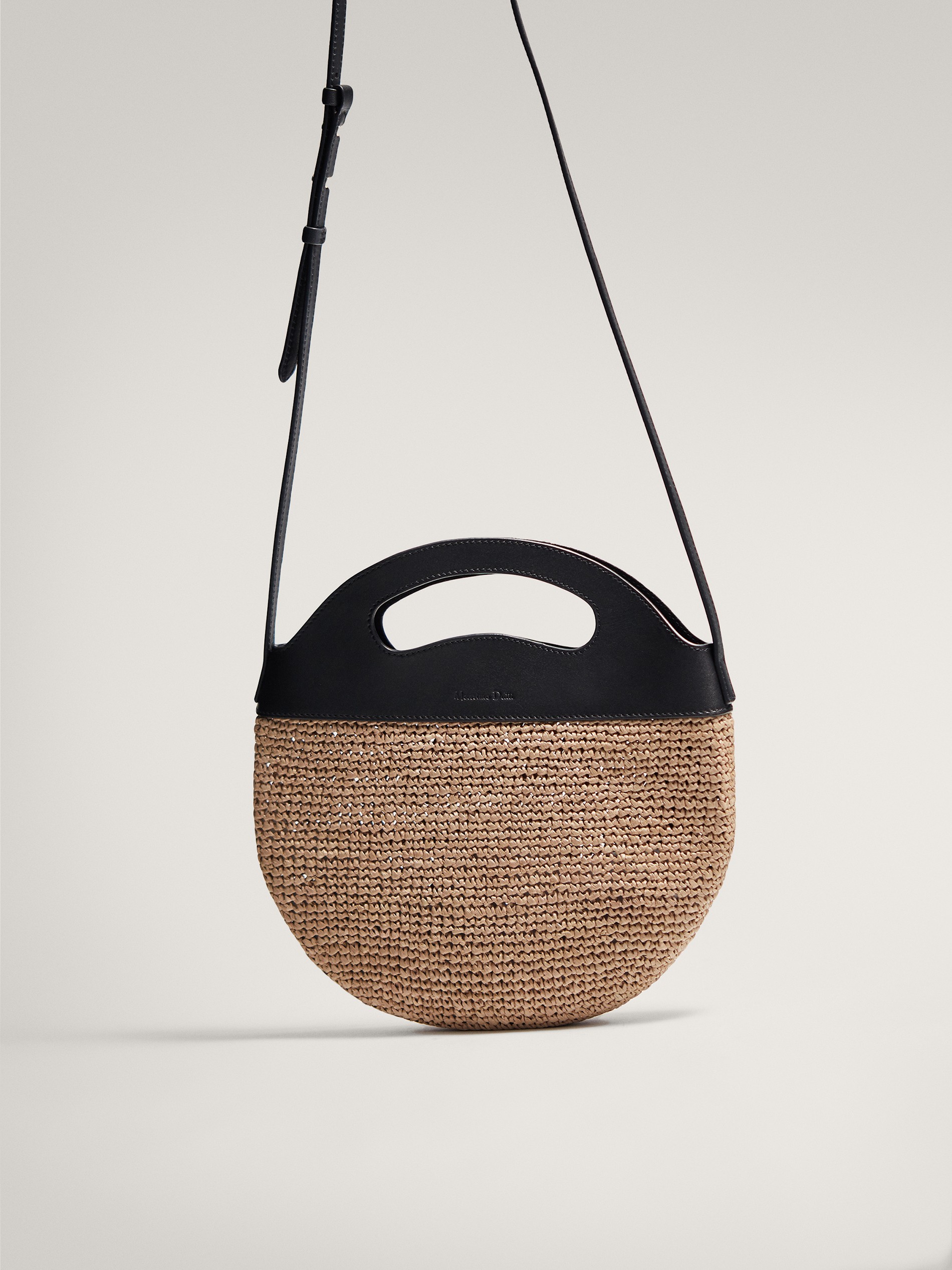 raffia crossbody bag